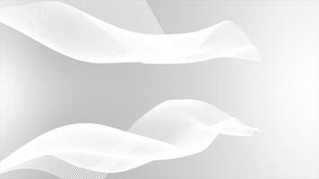 white wavy lines silk textured gradient design loop able geometrical background for presentation video