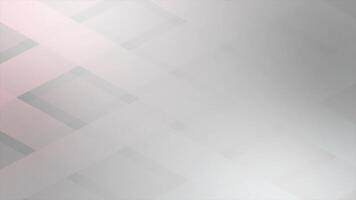 white color simple and clean dual tone rhombus shapes fading modern design loop able geometrical background for presentation video
