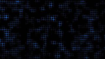 Royal blue color appearing and disappearing square box grid pattern modern design loop able dark geometrical background video