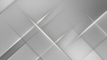 white color glowing and moving luxury lines gradient design loop able geometrical background video