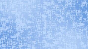 Royal blue color appearing and disappearing triangular shapes modern design loop able geometrical background video