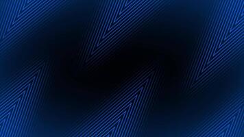 Royal blue multiple repeating lines moving in arrow shape with blank space modern design loop able dark geometrical background video