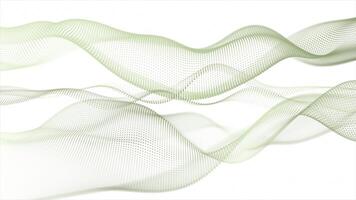 colourful circular forming wavy pattern loop able flowing on the white background video