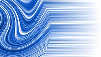 Royal blue abstract wavy lines 3d depth design Loop-able dark geometrical background video