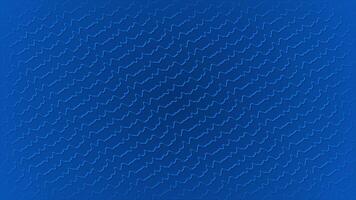 Royal blue color multiple parallel zig-zag lines moving abstract pattern modern design loop able dark geometrical background for presentation purpose video
