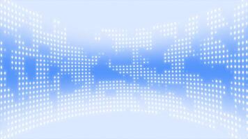 Royal blue color circular dots big data hi-tech design Loop-able technology background video