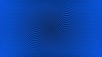 Royal blue multiple parallel lines hypnosis abstract pattern modern design loop able geometrical background video