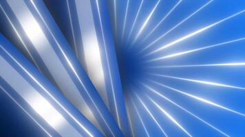 Royal blue color rotating glowing and shiny luxury stripes gradient design loop able luxury background video