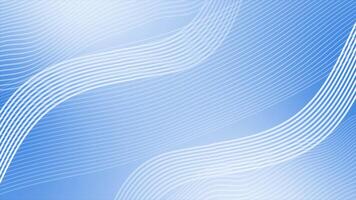 Royal blue color wavy lines modern design Loop-able geometrical background video