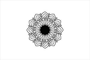 A Mandala beautiful design art. vector
