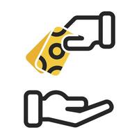 payment icon on isolated background vector