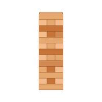 A brick wall with a brick in the middle vector