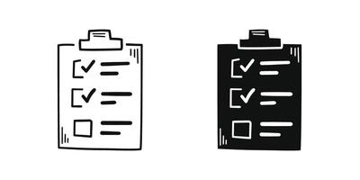 Checklist icon illustration vector