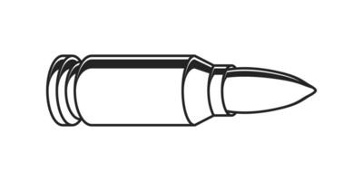 A bullet on a white background vector