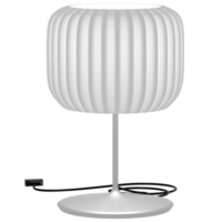 3d render table lamp modern design with transparent background png
