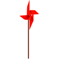 3d render red 3d render red pinwheel with transparent backgroundpinwheel with transparent background png