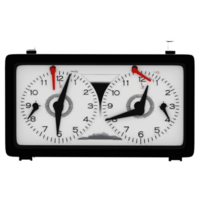 3d render chess clock with transparent background png