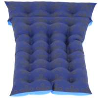 3d render inflatable mattress with transparent background png
