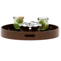 Round tray with transparent background png