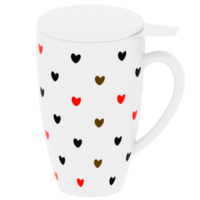 White mug with transparent background png