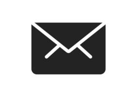 mail icon trendy style white background vector