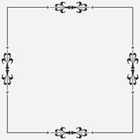 Ornamental label frames. decorative vintage frame. Art Deco Design Frame. vector