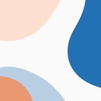 Abstract shapes bold colors shape design illustration. Vintage Color Backgrounds. vector