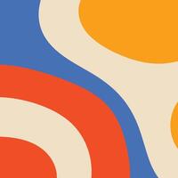 Abstract geometric unique design colorful illustration. vector