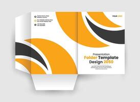 Professional Folder Design Templates vector