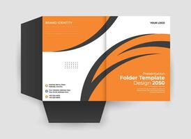 Minimalist and Modern File Folder Designs for Offices vector