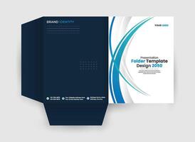 Sleek and Stylish Folder Design Templates for Businesses vector