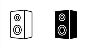 speaker icon set, vector