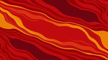 Abstract flowing lines in shades of red and orange create a dynamic and modern background for business use vector