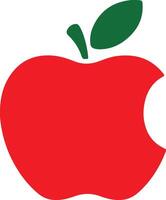 Intricate Apple Line Art Design vector