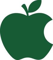 Modern Apple Icon Art for Branding vector