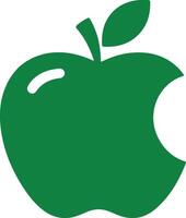 Elegant Apple Watercolor Art Design vector