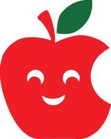 Whimsical Apple Illustration for Invitations vector