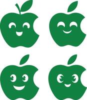 Trendy Apple Abstract Design Illustration vector