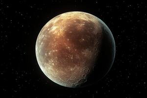 The moon is shown in this image photo