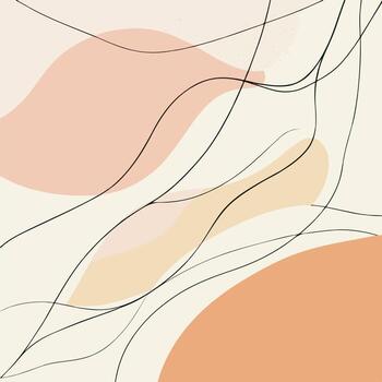 abstract background lines and curves vector