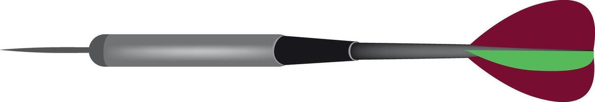 A red and green propeller with a green blade vector