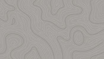Abstract contour map on gray background. illustration. vector