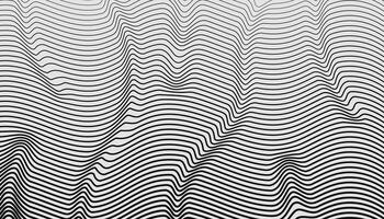 Modern abstract background with black blended lines. illustration. vector