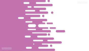 Abstract pink rounded and circle isolated in white background. illustration vector