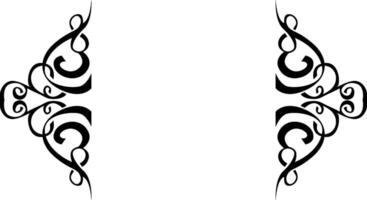 Minimalist Line Art Frame in Black vector