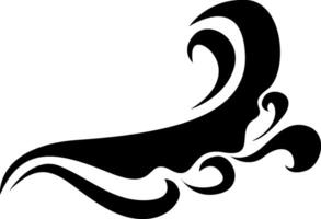 Decorative Black Line Border for Graphic Design vector
