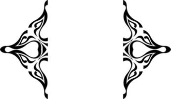 Simple Black Border for Backgrounds vector