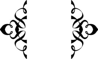 Modern Minimalist Black Line Border vector