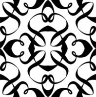 Elegant Black Border Ornament for Design vector
