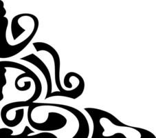 Intricate Hand-Drawn Black Border vector